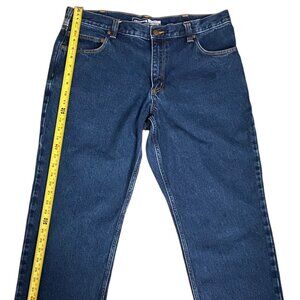 Carhartt Men’s Relaxed Fit Blue Denim Jeans 38×30 Straight Leg Workwear